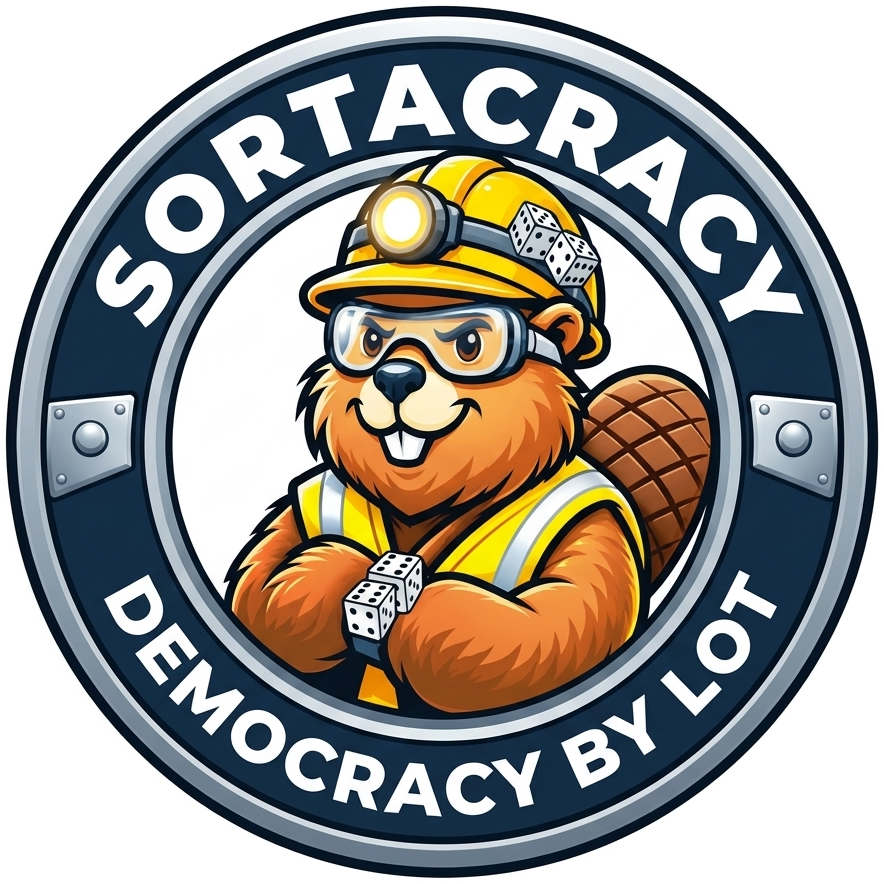 Sortacracy Official Mascot Emblem Logo